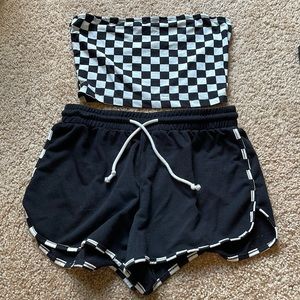 SHEIN Checkered Set